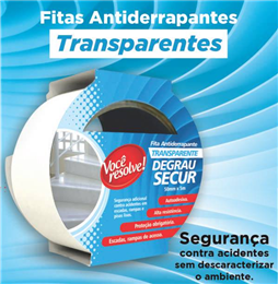 Chegaram as fitas antiderrapantes transparentes